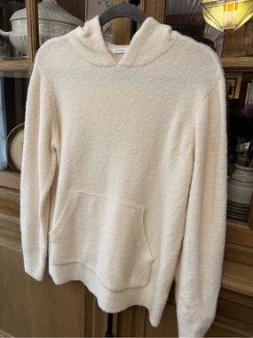 Staccato Cream Hooded Hoodie Sweater